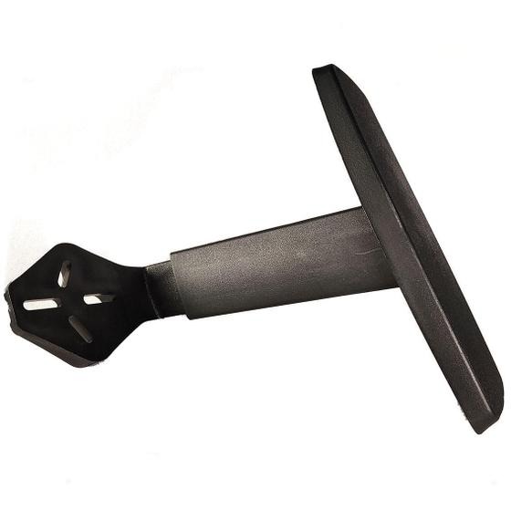 Par De Braços T Regulavel Ergonômico Polipropileno Preto para Cadeira de Escritório