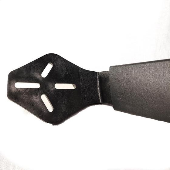 Par De Braços T Regulavel Ergonômico Polipropileno Preto para Cadeira de Escritório