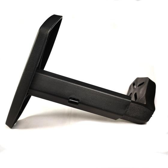Par De Braços T Regulavel Ergonômico Polipropileno Preto para Cadeira de Escritório