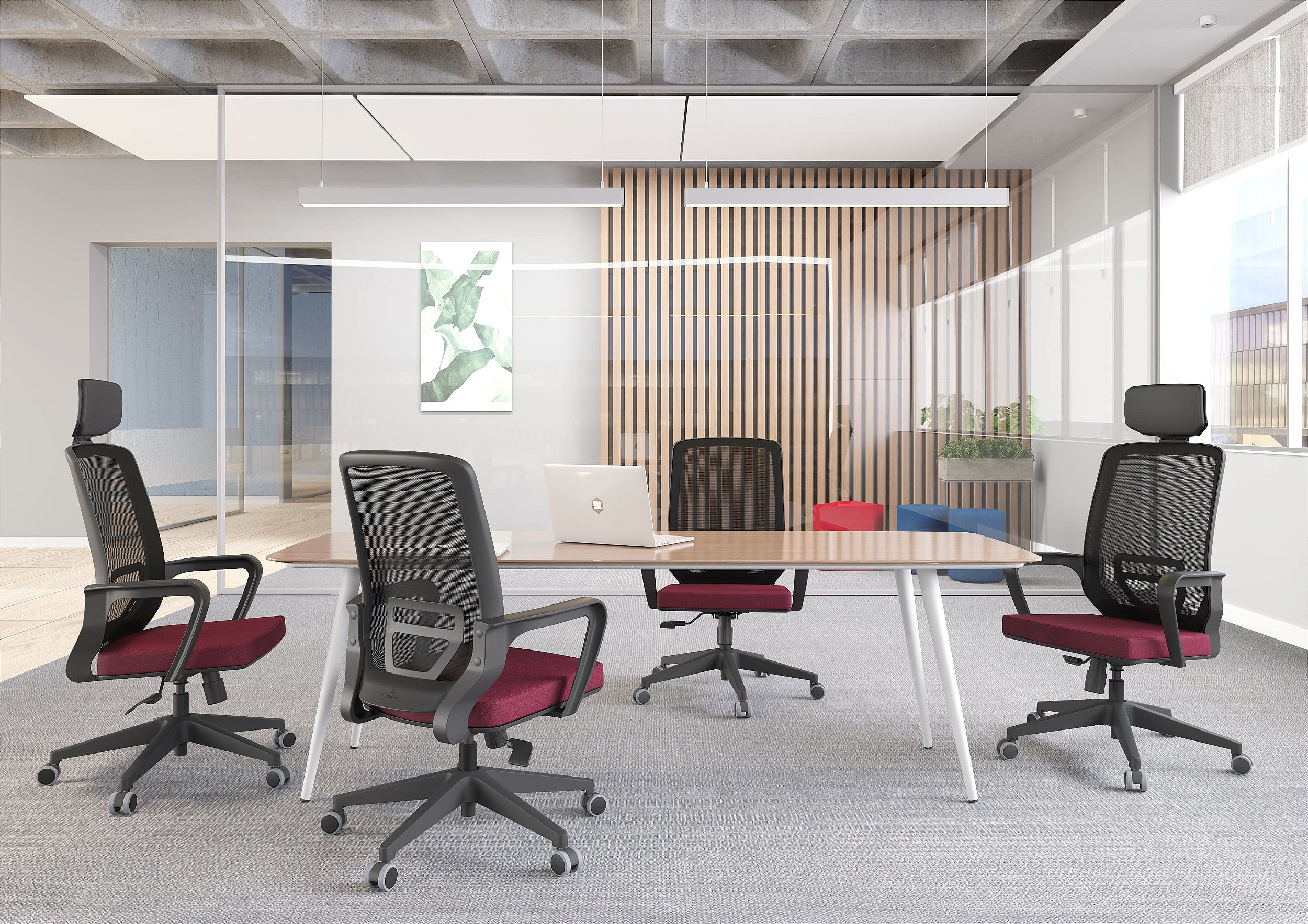 Cadeira Diretor Adrix Piramidal Relax Cadeira Escritório IND - Conforto e Ergonomia em Poliéster
