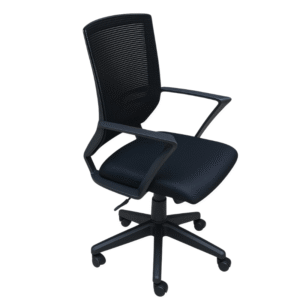 Cadeira ergonomica para escritorio com ajuste lombar e bracos regulaveis