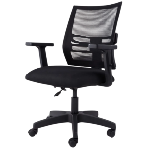 Cadeira ergonomica para escritorio com ajuste lombar e bracos regulaveis