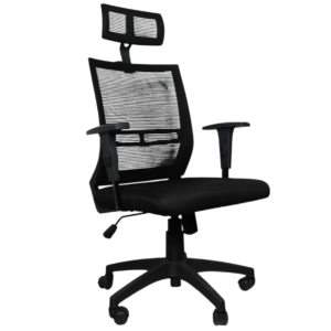 Cadeira ergonomica para escritorio com ajuste lombar e bracos regulaveis