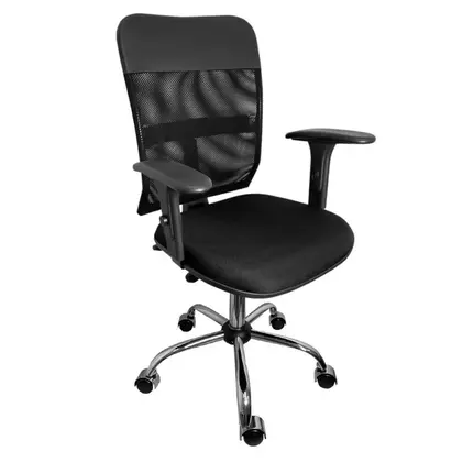 Cadeira Tela New NR17 Back System Cromada