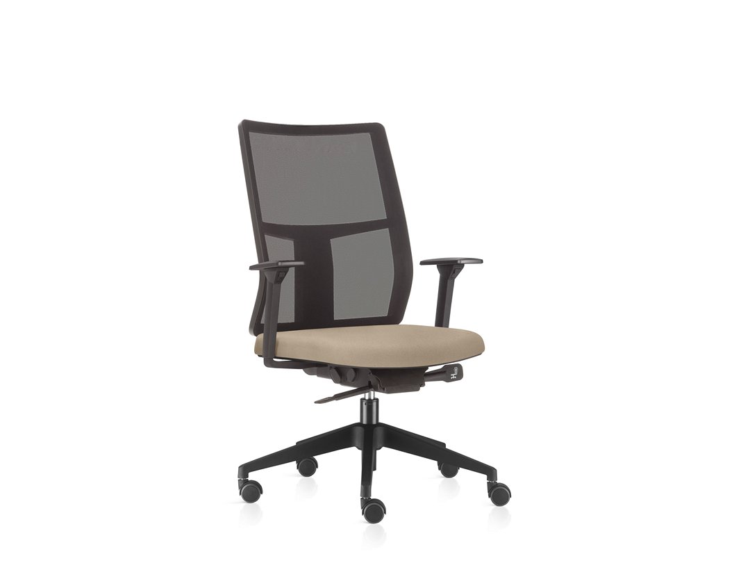 Multilaser Cadeira De Escritório Executive Cromada - GA197, Preto