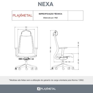 Nexa mar ala - Cadeira Escritorio IND