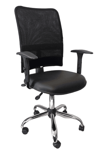 Cadeira New NR17 Tela Back System Cromada