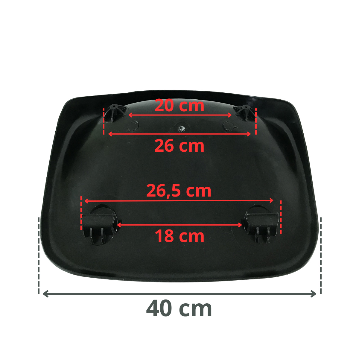 Assento Concha PP-7 para Arquibancada e Ginásio — Compacto Anti-UV