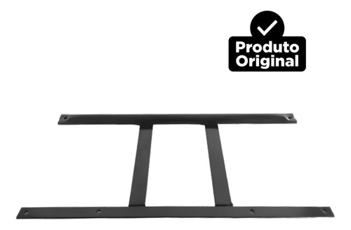 Suporte Fixador para Assento Concha PP-7 de Arquibancada — Preto