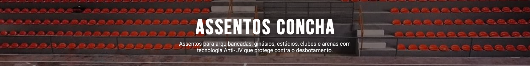 Suporte Fixador para Assento Concha PP-7 de Arquibancada — Preto