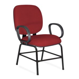 Cadeira Reforçada Plus Size Essenza Fixa até 170 kg Ergonômica NR-17