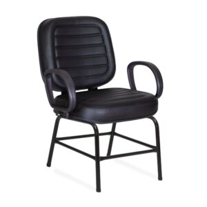 Cadeira Reforçada Plus Size Soberana Fixa até 170 kg Ergonômica NR-17