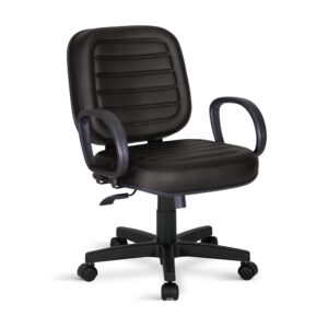 Cadeira Reforçada Plus Size Soberana Giratória Relax até 170 kg Ergonômica NR-17