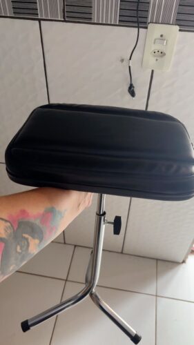 Tripé Apoio de Perna Regulável para Manicure, Pedicure e Podologia | 15 Cores — Cadeira Escritório IND photo review