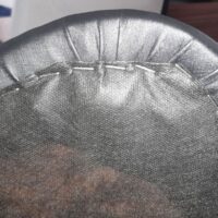 Mocho com Aro de Apoio para os Pés — para Bancada Alta, Maca e Cadeira de Paciente | Encosto Regulável, Acabamento Preto, 135 kg | 19 Cores — Cadeira Escritório IND photo review