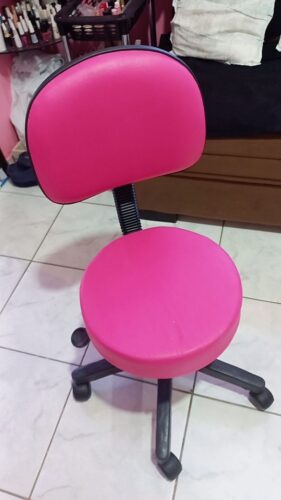Mocho Giratório com Encosto e Regulagem a Gás | Estética, Massagem, Tatuagem e Consultório | 13 Cores — Cadeira Escritório IND photo review
