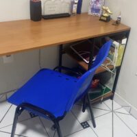 Cadeira Iso Escolar com Tampo | Estrutura Fixa Empilhável para Escola, Igreja e Auditório — Cadeira Escritório IND photo review