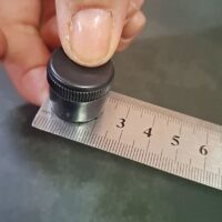 Ponteira Externa Redonda 3/4" 18mm para Pé de Cadeira e Banqueta | Preta ou Branca — Cadeira Escritório IND photo review