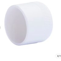 Ponteira Externa Redonda 3/4" 18mm para Pé de Cadeira e Banqueta | Preta ou Branca — Cadeira Escritório IND photo review