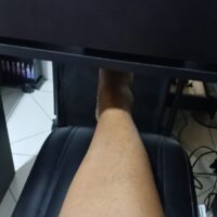 Tripé Apoio de Perna Regulável para Manicure, Pedicure e Podologia | 15 Cores — Cadeira Escritório IND photo review
