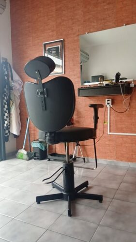 Apoio de Cabeça Cabeçote Universal para Cadeira de Cabeleireiro, Barbeiro e Maquiagem | 5 Estágios de Regulagem — Cadeira Escritório IND photo review