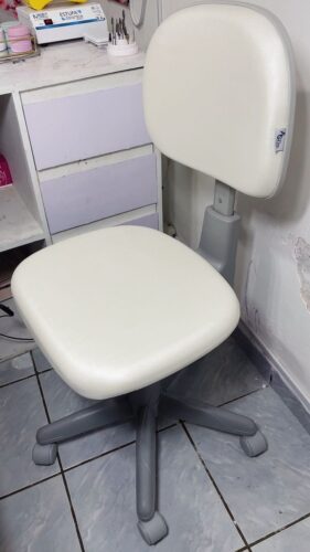 Mocho com Encosto de Regulagem em Profundidade — para Quem Divide o Mocho ou Tem Tronco Curto/Longo | Acabamento Cinza, 135 kg | 24 Cores — Cadeira Escritório IND photo review