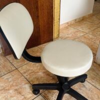 Mocho Giratório com Encosto e Regulagem a Gás | Estética, Massagem, Tatuagem e Consultório | 13 Cores — Cadeira Escritório IND photo review