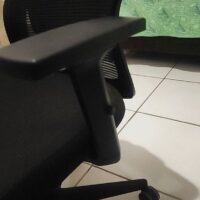 Par Apoio Braço Cadeira Escritório Reto Premium PP Reforçado - Universal - Secretária Executiva Presidente - Reposição D photo review
