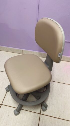 Mocho 2009 com Aro de Apoio para os Pés — para Consultório Odontológico e Bancada Alta | Encosto Regulável, Acabamento Cinza, 135 kg | 17 Cores — Cadeira Escritório IND photo review