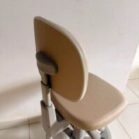 Mocho 2009 com Aro de Apoio para os Pés — para Consultório Odontológico e Bancada Alta | Encosto Regulável, Acabamento Cinza, 135 kg | 17 Cores — Cadeira Escritório IND photo review