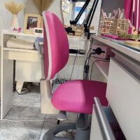 Cadeira Giratória para Nail Designer e Manicure com Encosto e Regulagem a Gás | 28 Cores — Cadeira Escritório IND photo review