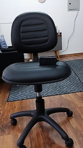 Cadeira Executiva Belluno Giratória em Couro Sintético com Regulagem de Altura | Escritório, Home Office e Recepção — Cadeira Escritório IND photo review