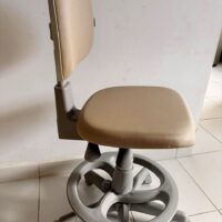 Mocho 2009 com Aro de Apoio para os Pés — para Consultório Odontológico e Bancada Alta | Encosto Regulável, Acabamento Cinza, 135 kg | 17 Cores — Cadeira Escritório IND photo review