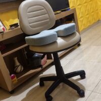 Cadeira Executiva Belluno Giratória em Couro Sintético com Regulagem de Altura | Escritório, Home Office e Recepção — Cadeira Escritório IND photo review