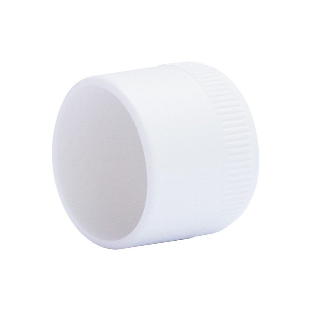 Ponteira Externa Redonda 3/4" 18mm para Pé de Cadeira e Banqueta | Preta ou Branca — Cadeira Escritório IND