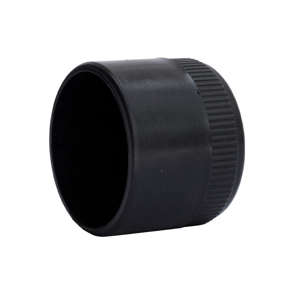 Ponteira Externa Redonda 3/4" 18mm para Pé de Cadeira e Banqueta | Preta ou Branca — Cadeira Escritório IND
