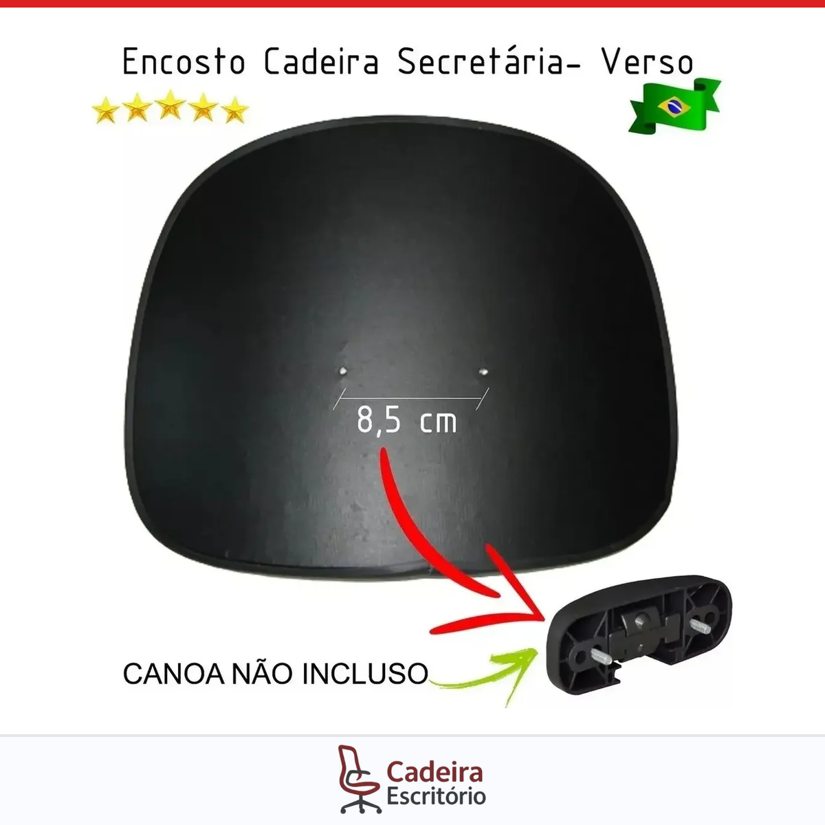 Assento E Encosto Da Cadeira Secretaria Tecido