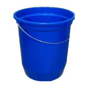 Balde Nº15 13,5 Litros com Alça de Aço Azul Plástico Reciclado Resistente para Limpeza