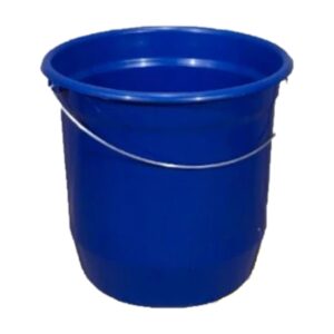 Balde Nº8 7,5 Litros com Alça de Aço Azul Plástico Reciclado Resistente para Limpeza